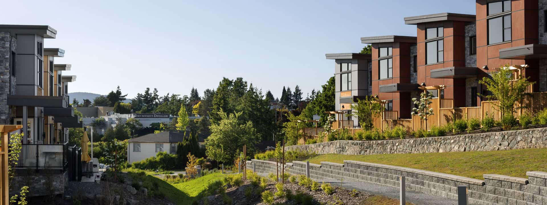 White Wolf Homes custom homes in Victoria BC with scenic hillside neighborhood.